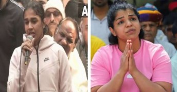 बबीता फोगट और साक्षी मलिक के बीच ट्वीटर पर जंग, मलिक को कहा 